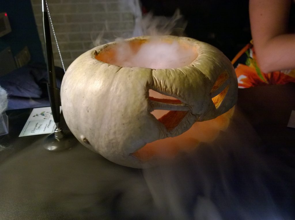 Smoke Jack-O-Lantern Halloween Decoration